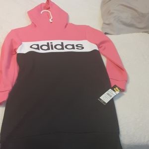 girls Adidas hoodie dress